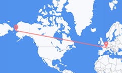 Flyg från Nome, USA till Dole, Frankrike