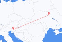 Flyg från Ljubljana, Slovenien till Kiev, Ukraina