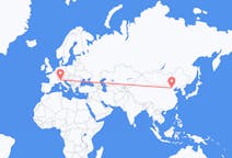 Vols de Pékin, Chine à Milan, Italie