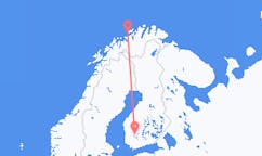 Flyg från Hasvik till Tammerfors