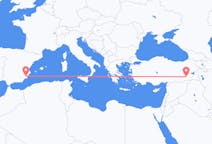 Flights from Batman, Turkey to Murcia, Spain