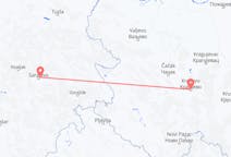 Flyreiser fra Kraljevo, Serbia til Sarajevo, Bosnia-Hercegovina