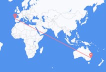 オーストラリア、 シドニーから、オーストラリア、ビーゴ行き行きのフライト
