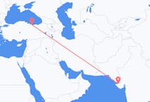เที่ยวบิน จาก ชัมนคร, อินเดีย ถึงออร์ดู, ตุรกี