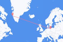 Flights from Szczecin, Poland to Maniitsoq, Greenland