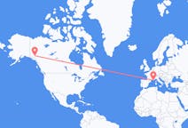Flyrejser fra Whitehorse, Canada til Toulon, Frankrig