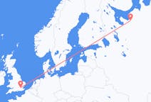 Fly fra Arkhangelsk til London