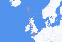 Flyreiser fra Alderney, til Sørvágur