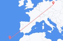 Vluchten uit Poznań, Polen naar Funchal, Portugal