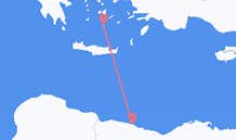 Lennot Mersa Matruhilta Santorinille