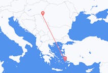 Vluchten van Kalymnos, Griekenland naar Timișoara, Roemenië