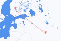 Flyreiser fra Moskva, Russland til Tammerfors, Finland