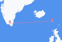 Flights from Sørvágur, Faroe Islands to Narsarsuaq, Greenland