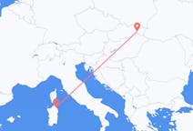 Flyreiser fra Kosice, Slovakia til Olbia, Italia