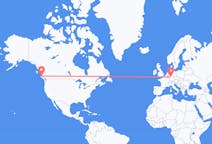 Flyreiser fra Port Hardy, Canada, til Frankfurt, Canada