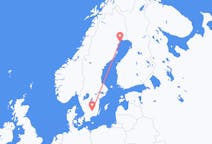 Flyrejser fra Växjö, Sverige til Luleå, Sverige