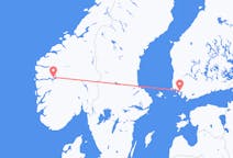 Flights from Sogndal, Norway to Turku, Finland