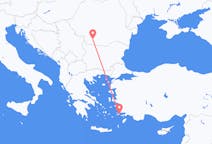 ルーマニアのクラヨバからから、ギリシャのコス島までのフライト
