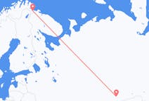 Flüge von der Stadt Tscheljabinsk in die Stadt Kirkenes