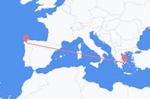 从圣地亚哥 － 德孔波斯特拉飞往雅典的航班