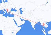 Flyreiser fra Bangkok, til Ohrid