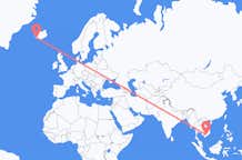 Flyreiser fra Ho Chi Minh-byen, Vietnam til Reykjavík, Island