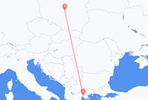 Flights from Łódź in Poland to Thessaloniki in Greece