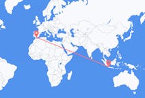 Flyg från Jakarta, Indonesien till Málaga, Spanien