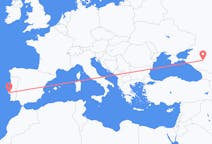 Vluchten van Stavropol naar Lissabon