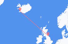 Flights from from Newcastle upon Tyne to Reykjavík