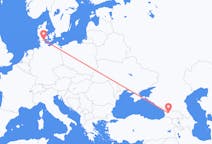 Flyrejser fra Kutaisi, Georgien til Sønderborg, Danmark
