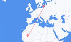 Flüge von Nema, Mauretanien nach Danzig, Polen
