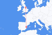 Flyreiser fra Nottingham, England til Alicante, Spania
