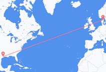Flyrejser fra Houston, USA til Aalborg, Danmark