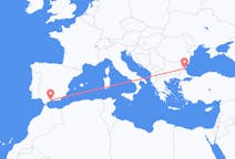 Flyrejser fra Burgas til Malaga
