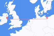 Flyg från Szczecin, Polen till Dublin, Irland