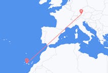 Vluchten van Tenerife, Spanje naar München, Duitsland