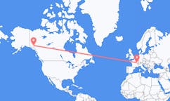 Flights from Whitehorse, Canada to Dole, France