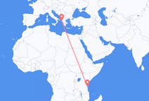 Flyrejser fra Zanzibar by, Tanzania til Korfu, Grækenland