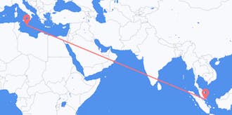 Flights from Singapore to Malta