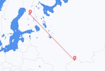 出发地 哈萨克斯坦烏拉爾目的地 芬兰卡亚尼的航班