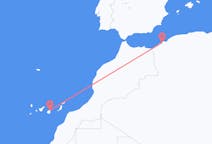 Vluchten van Oran naar Las Palmas