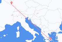 从卢森堡飞往雅典的航班