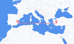 터키 데니즐리에서 출발해 스페인 무르시아로(으)로 가는 항공편