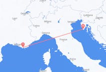 Flyg från Pula, Kroatien till Toulon, Frankrike