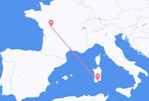 Flyrejser fra Cagliari, Italien til Poitiers, Frankrig