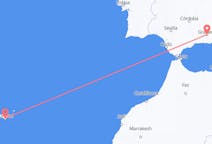 Flug frá Funchal, Portúgal til Granada, Spáni