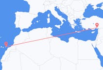 Flüge von Fuerteventura, Spanien nach Adana, die Türkei