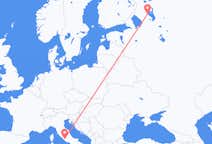 Fly fra Petrozavodsk til Roma