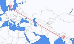 Flyg från Naypyidaw, Myanmar (Burma) till Ängelholm, Myanmar (Burma)